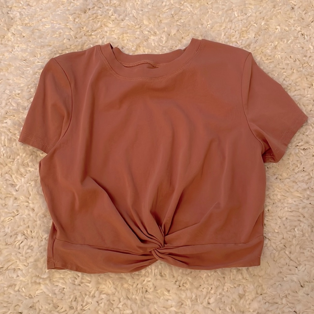 Brown Crop Top